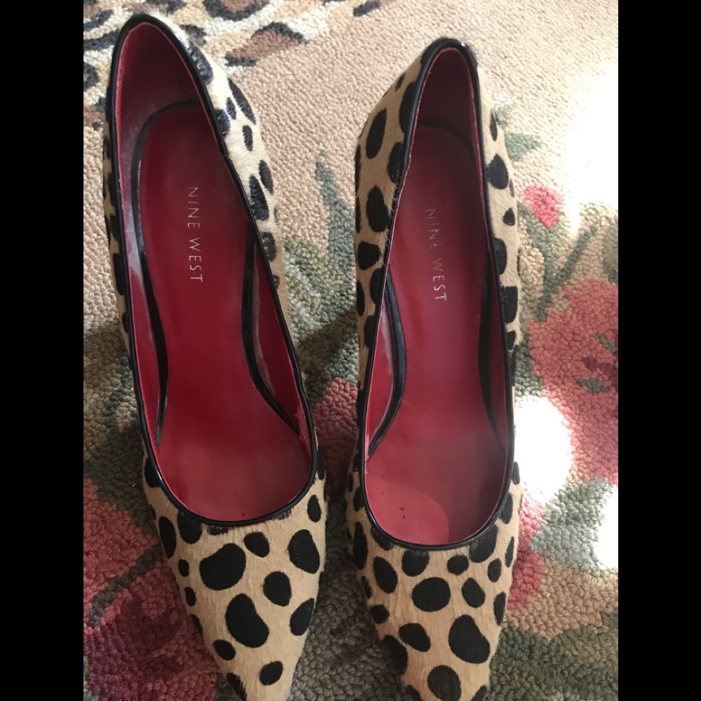 Nine West leopard heels - Picture 1 of 8